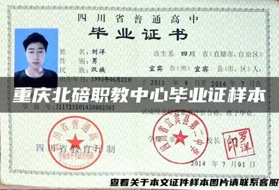 重慶北碚職教中心畢業(yè)證樣本與信息技術(shù)咨詢服務(wù)解析